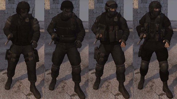 LUN4T1Cs HD Models Black Special Forces Mercenary