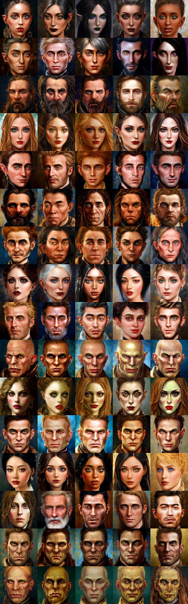 AI Portraits for Races Mod 0.1