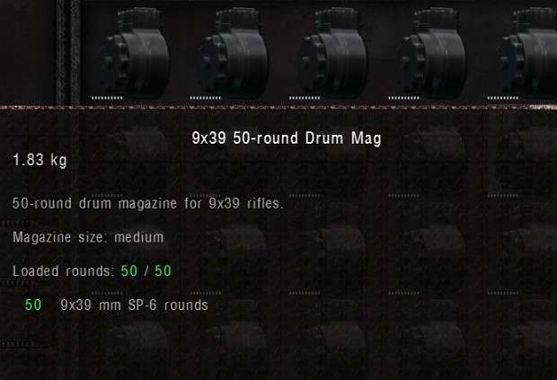 50-round drum magazine for 9x39 rifles (Mags Redux)
