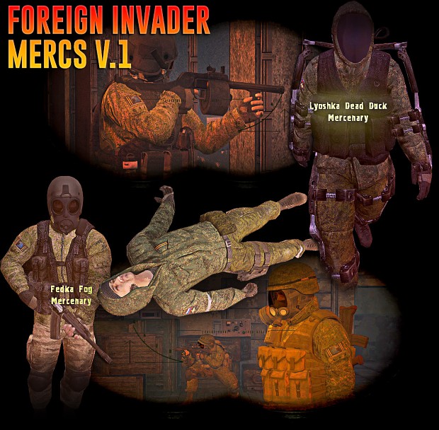 Peanut's HD model Skins: Foreign Invaders (Merc)
