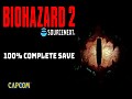 Biohazard 2 100% Complete Save for PC