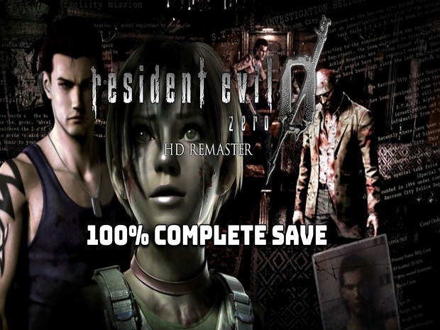 Resident Evil Ø HD Remaster 100% Complete Save