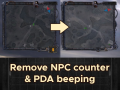 Remove NPC counter from minimap