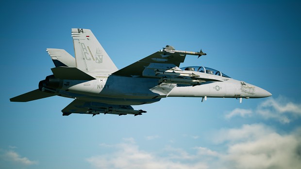 F/A-18F VFA-11 Red Rippers low viz