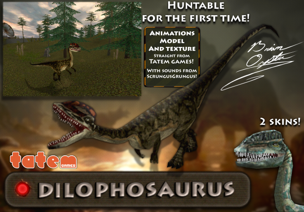 Mobile Dilophosaurus Addon for Carnivores 2