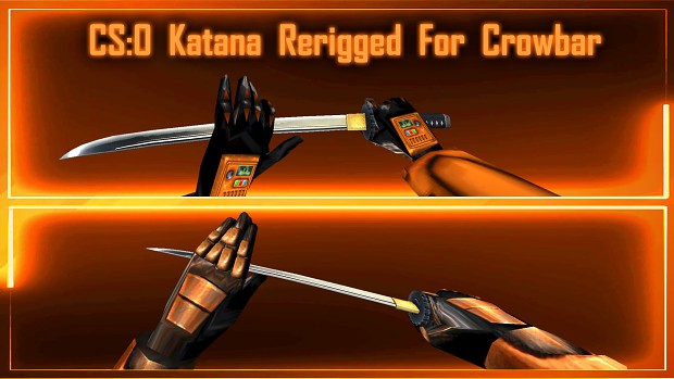 CS:O Katana (Wakizashi) Replacement For Crowbar