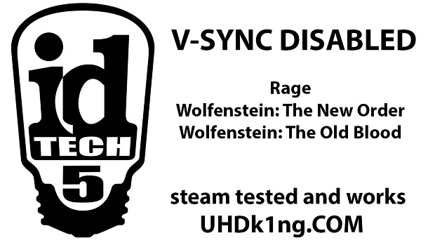 ID Tech 5 V-Sync Disabler and Tweaker v1.08222022(Rage, Wolfenstein)