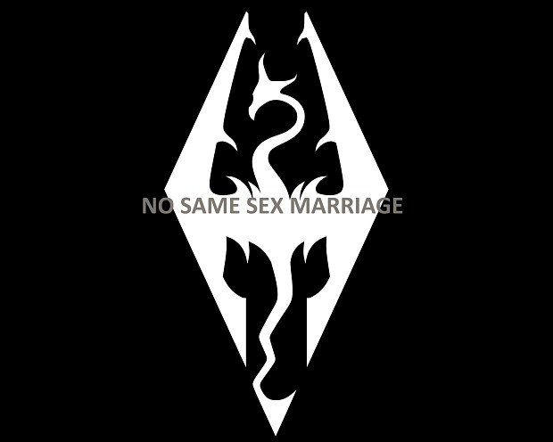No same sex marriage