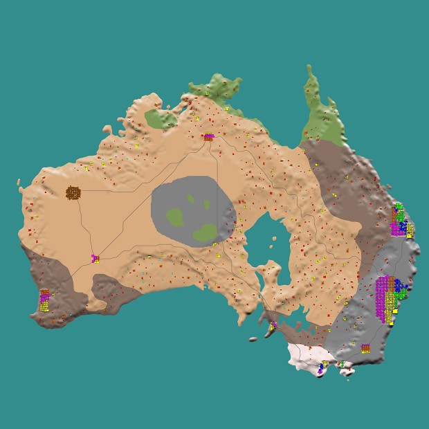 RadThadd Australia 16x Aussie Map