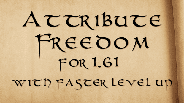 Attribute Freedom for 1.61 Faster Leveling