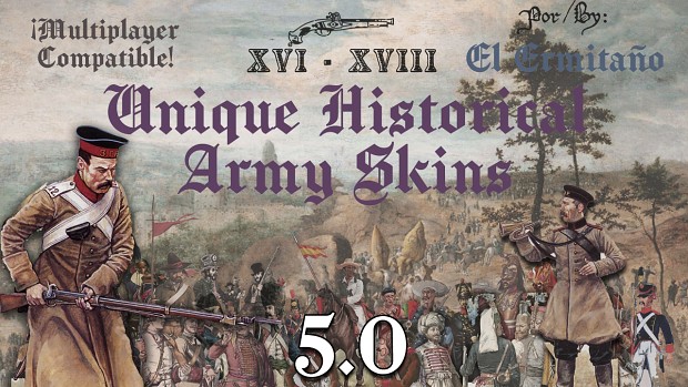 -OUTDATED- UNIQUE HISTORICAL ARMY SKINS 5.0