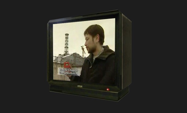 Chernobyl NPP on TV