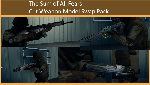 SOAF Unused Weapons Model Swap Pack