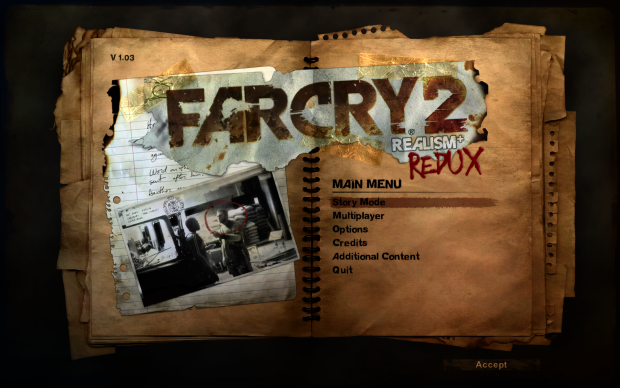 Far Cry 2 Realism+ Redux | Player Position and Original Colors