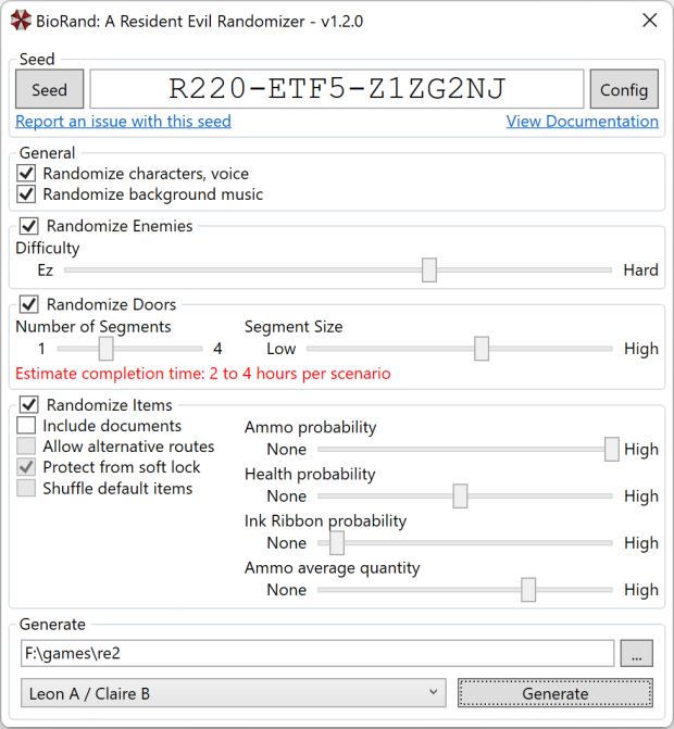 Randomizer doesn't actually save or randomize. · Issue #9