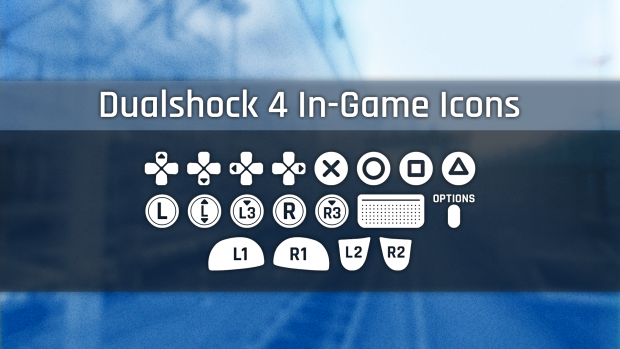 Dualshock 4 In-Game Icons