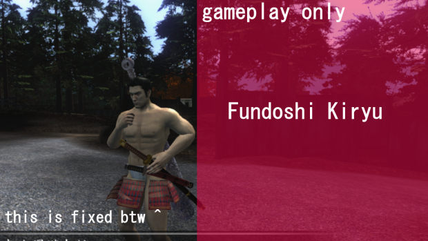 Fundoshi Musashi over Gameplay Models