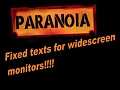 Widescreen Texts fix