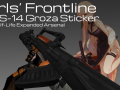 Girls Frontline: OTS-14 Groza Stciker