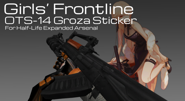 Girls Frontline: OTS-14 Groza Stciker