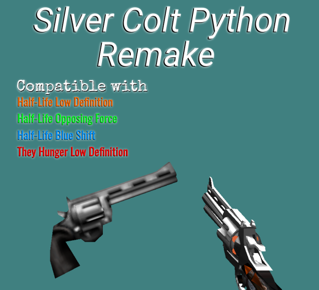 Silver Colt Python Remake