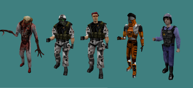 Half-Life original NPCS player models