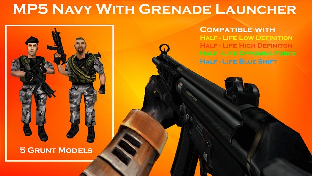 Crossfire MP5 Navy With Grenade Launcher