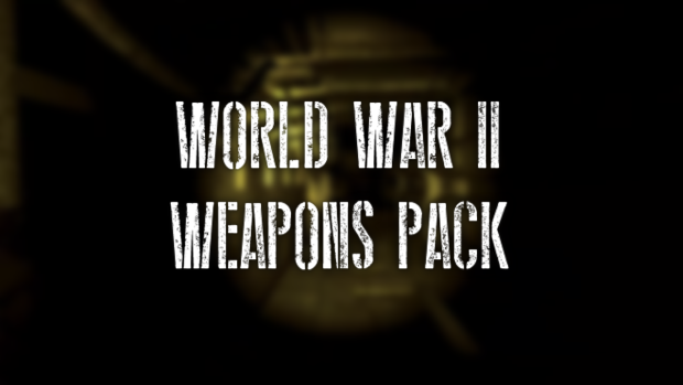[1.4.22] Jacob_MP's World War II Weapons Pack (CoC)