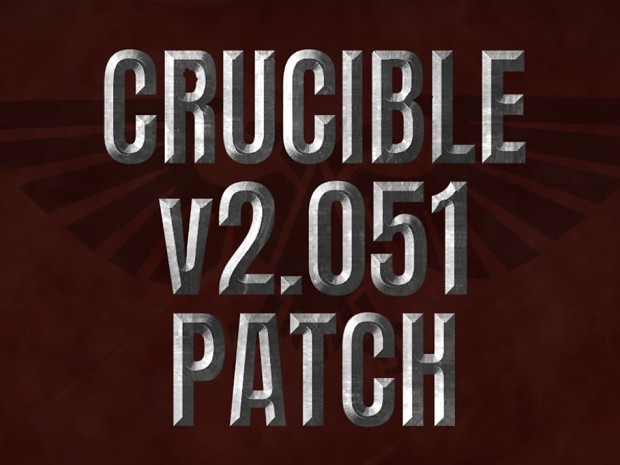 The Crucible Mod v2.051 patch - Installer