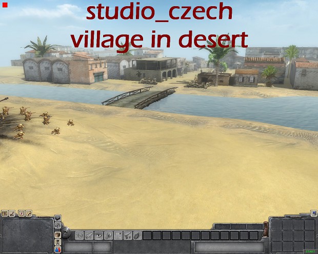 Village in desert