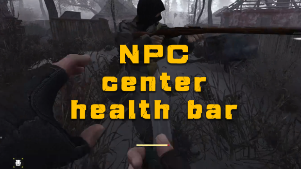 NPC center health bar