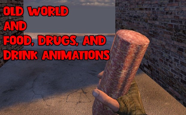 Food, Drugs, and Drink Animations for Old World Addon