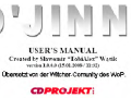 German Djinni manuals