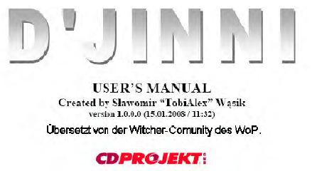 German Djinni manuals