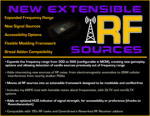 New Extensible RF Sources 1.6.1