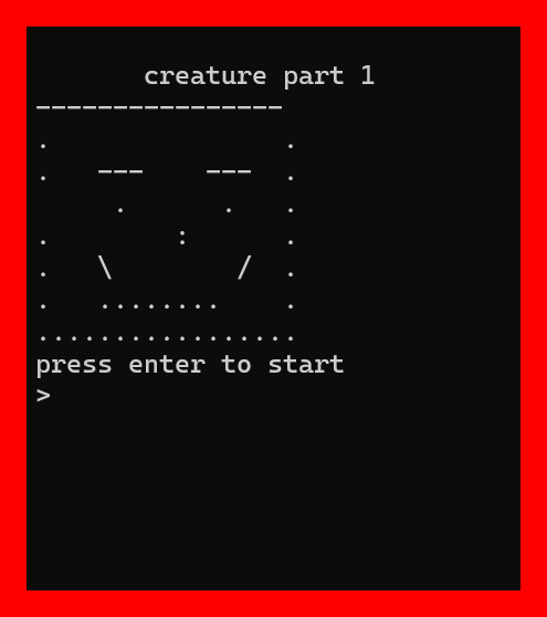 The creature recordings part 1