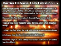 Barrier Defense Task Emission Fix