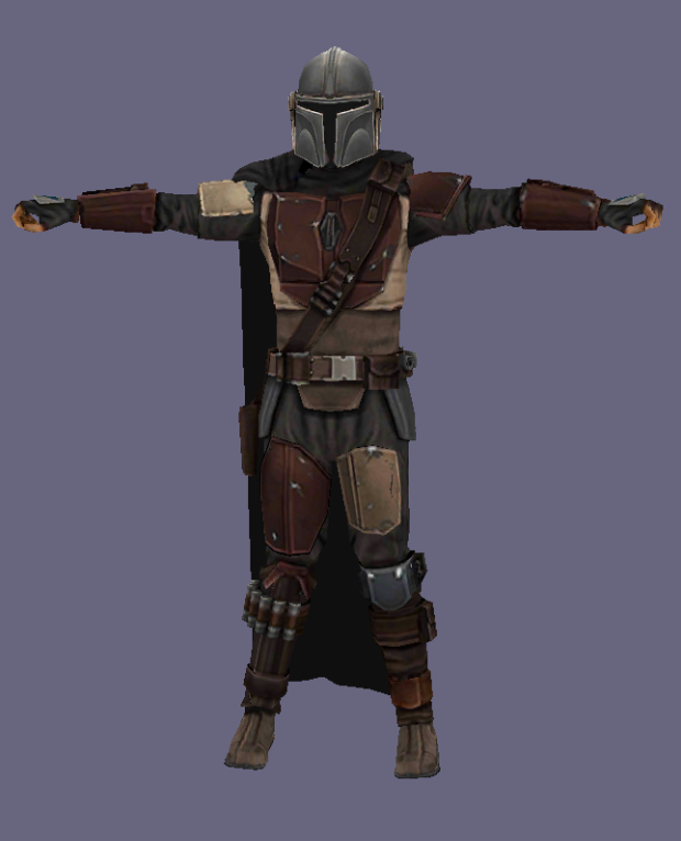 The Mandalorian Brown Costume (for modders)