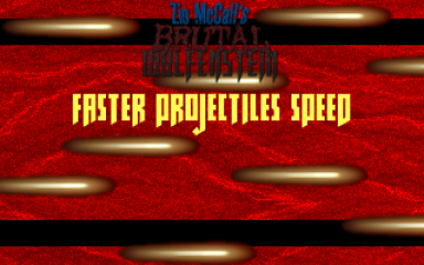 Faster projectile speed for Brutal Wolfenstein v7.0