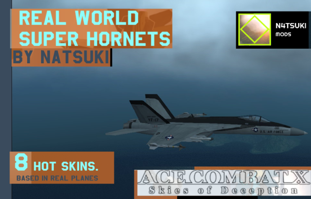 Real F-18E Super Hornet skins by natsuki