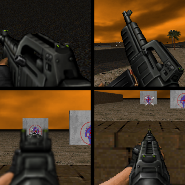 Platinum Rifle For Brutal Doom V2