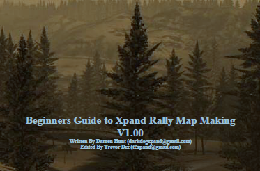 Beginner's Guide to Xpand Rally Map Making