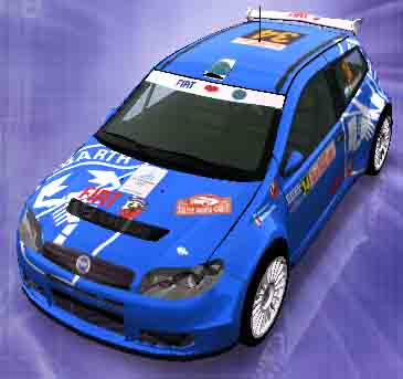 Fiat Punto Abarth Super 1600 Mirco Baldacci MonteCarlo Rally 2005