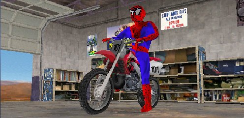 Spiderman rider skin