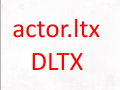 Real parameters ACTOR.LTX (DLTX)