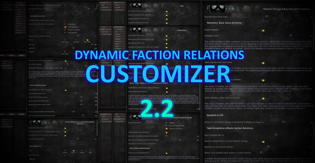 Dynamic Faction Relations Customizer v2.2.4
