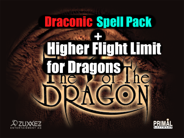 Draconic Spell Pack with Higher Flight Limit for Dragons v1.0