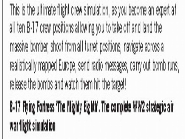 B17 Flying Fortress   The Mighty 8th   Manual   PC