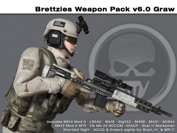 Brettzies Weapon Pack v6.0 - GRAW