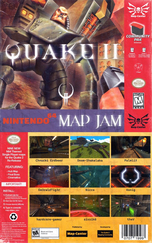 Quake 2 Re-Release - N64 SP Map Jam